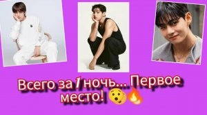 🔥😯 Тэхён за одну ночь стал №1 в голосовании BTS