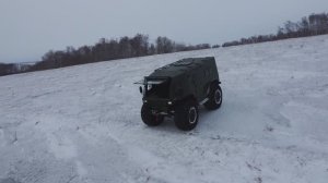 Централизованная подкачка в деле! Вездеход ТУНДРА ВОСТОК!