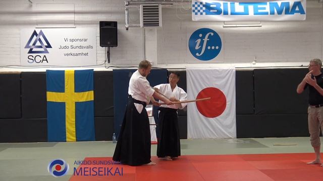 4.Aikido Jo Tai Ken Katadorimenuchi Ikkyo Ura Torite, Shishiya Sens