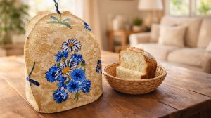 Чудо хлебница с уникальным слоем внутри. Шьём сами, бесплатный мастер-класс