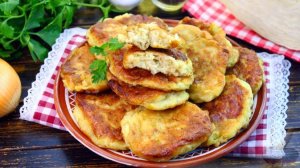 ЖАРЕНЫЕ ЛЕНИВЫЕ ПИРОЖКИ С КАПУСТОЙ