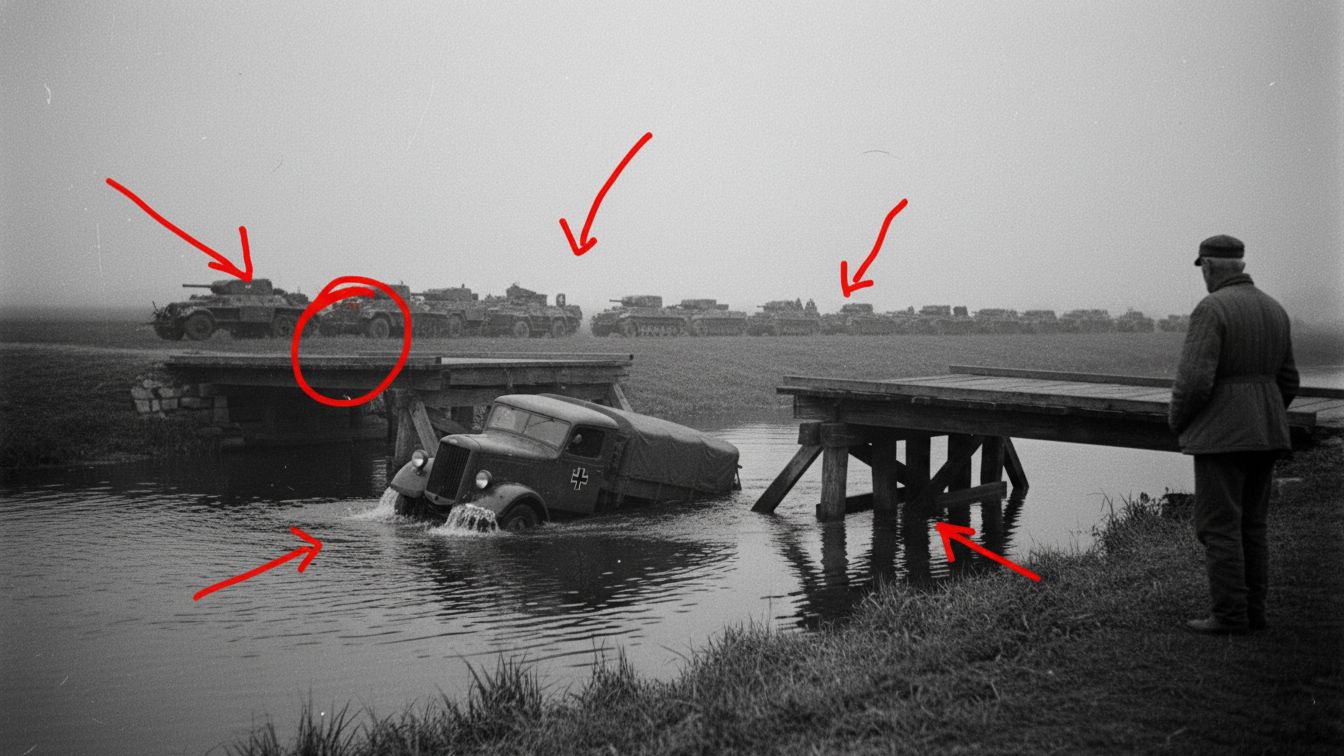 НЕМЦЫ ОТКАЗЫВАЛИСЬ ВЕРИТЬ: Казахский плотник ПОСТРОИЛ ложный мост — колонна СС ушла в реку