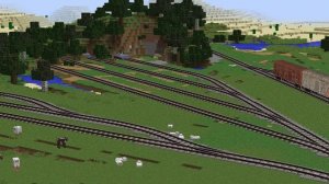 48 Майнкрафт, minecraft, железная дорога, выживание, прохождение, моды, как сделать жд
