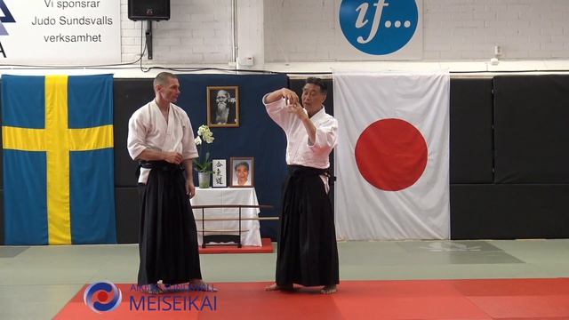 10.Aikido Katadorimenuchi Sankyo, Shishiya Sensei Sundsvall 2015