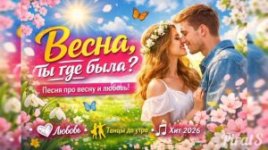 Весна, ты где была? 🌸 | Песня про весну и любовь | Весенний хит 2026