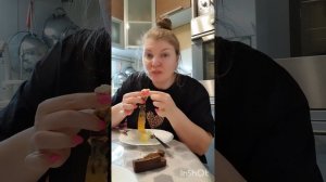 Мукбанг. Скумбрия с картошкой и луком😋