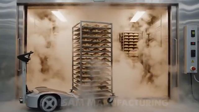 Производство круассанов.