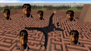 УБЕГАЮ ОТ ОБУНГИ С ПОМОЩЬЮ ПЕРЧАТОК POPPY PLAYTIME В ЛАБИРИНТЕ В ► Garry's Mod