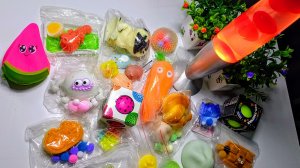 АСМР Распаковка сквишей 😍 силиконовые антистрессы АСМР Таба СКВИШИ ✨🤯