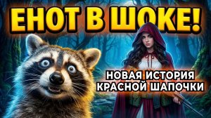 Новая история Красной Шапочки - рассказ ЕНОТА. Красная Шапочка УЖЕ НЕ ТА! 🦝🔫 ЕНОТ В ШОКЕ!