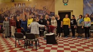 #песня "Деревенька моя" #репетиция народного хора