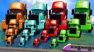 Грузовики Мак, против поездов