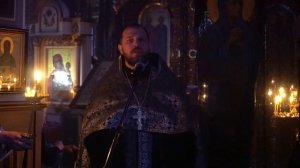 Проповедь иерея Виктора Меняйленко