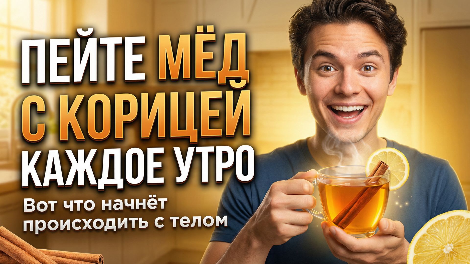 Пейте мед с корицей каждое утро: вот что начнет происходить с телом