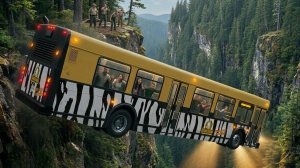 BeamNG Drive - Эпичные высокоскоростные прыжки на автомобилях