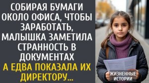 Истории из жизни: Собирая бумаги, чтобы заработать, малышка заметила странность в документах…