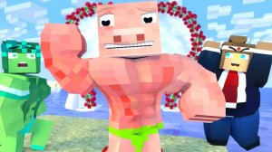 Жизнь в Майнкрафте. Свадьба!!! Священник-человек-свинья. Майнкрафт Мультик