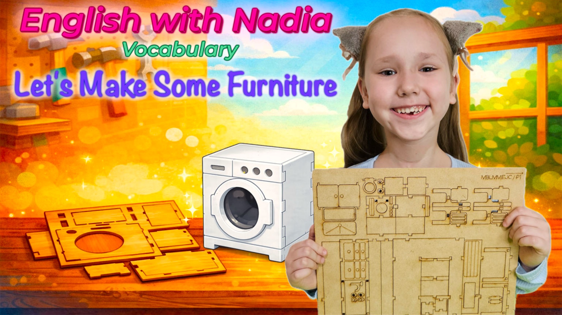 Let's Make Some Furniture - Vocabulary/Crafts/Лексика "Давай сделаем мебель. Поделки"