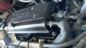 Замена крышки клапанов на алюминиевую на Хундай Солярис 2, 1,6 литра, 2019 г. в