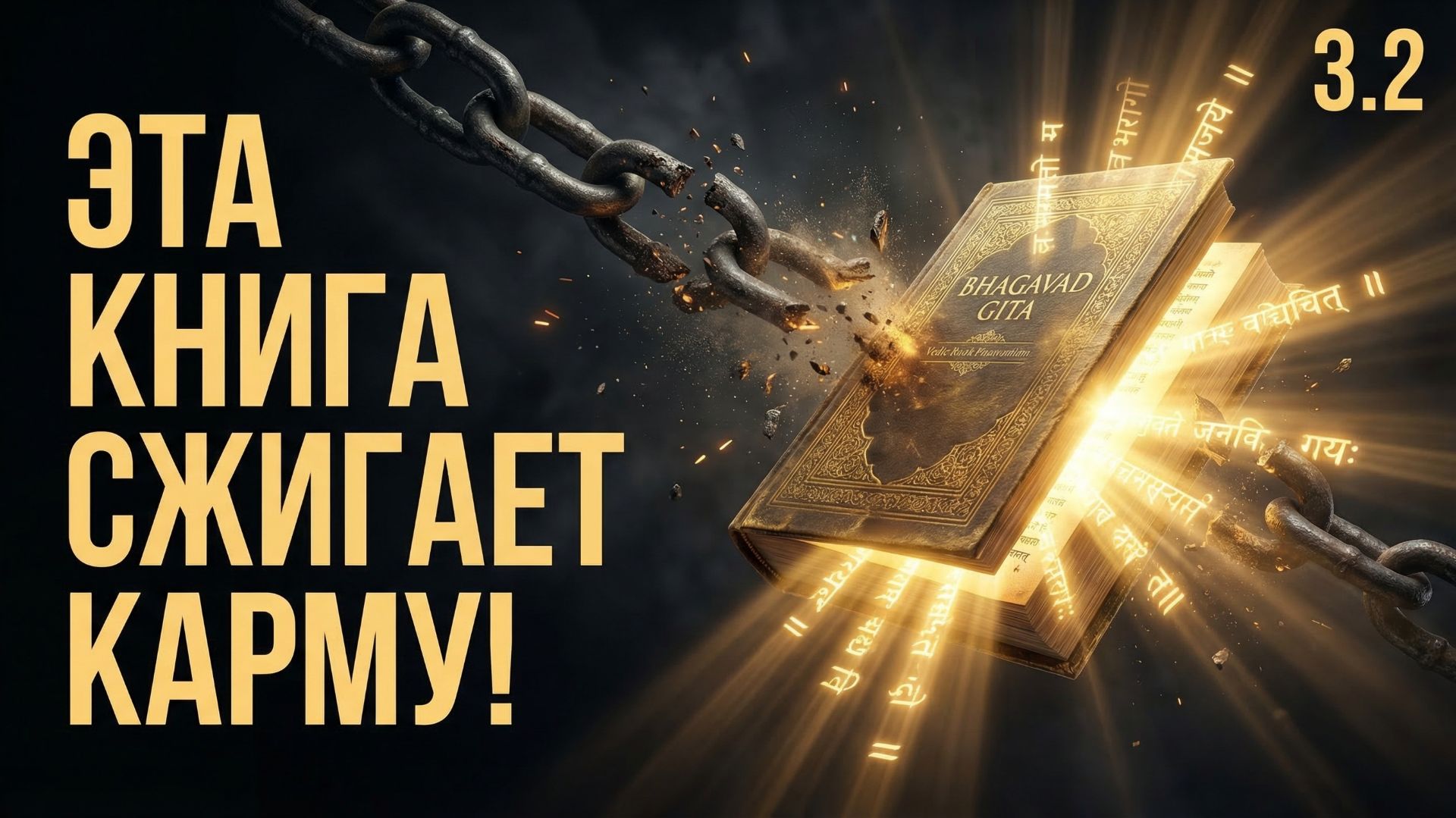 Веды |Как ОДНА книга сжигает карму и меняет судьбу? | Сила Бхагавад-гиты |Введение 3.2