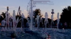 Гулькевичи.Танцующий фонтан