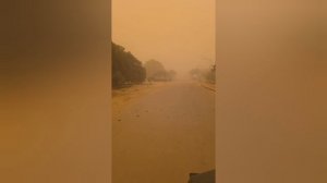 Песчаная буря в Израиле