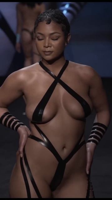 Black Tape Project LAFW March #shorts #short #bikini #hottyfit