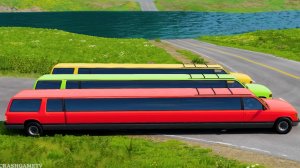 Мультики для детей Лимузин и Машины vs Глубокая Вода! Спасение на Грузовике