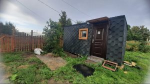 Баня из бытовки / Дачная история🏡
