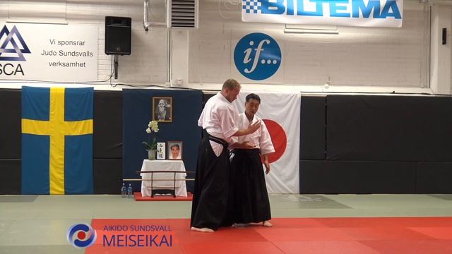 8.Aikido Katadorimenuchi Uchikaiten Sankyo Torite, Shishiya Sensei