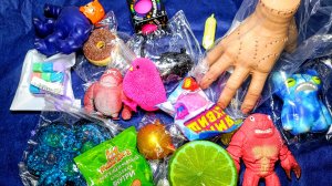 АСМР Распаковка сквишей 😍 Таба лапки сквиши 🐾 приятные звуки АСМР сквишей и антистрессы 🥰