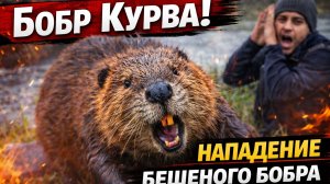 Бобр курва#нападение бешенного бобра