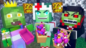 Хеллоуин "Принцесса нубов". Майнкрафт Мультик