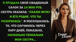 Сестра сказала: "Скажи мужу, что ты разорилась". Через сутки я поняла, в чем дело