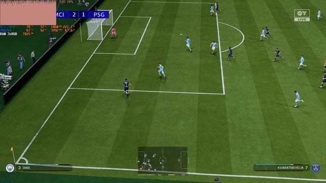 тест процессора Xeon E5 2667v4 в FC 26 (EA Sports Football Club 26) низкие настройки