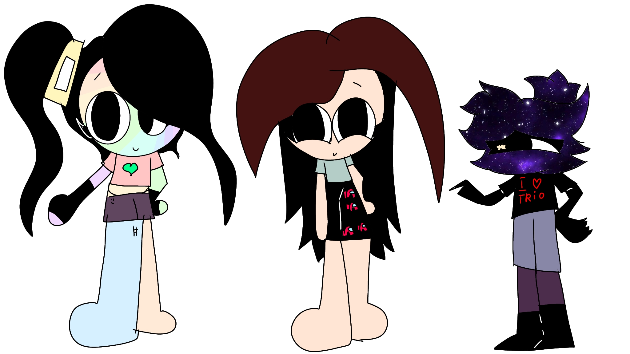 Speedpaint (спидпеинт с персонажами моего фандома ) у меня идей нет :_3