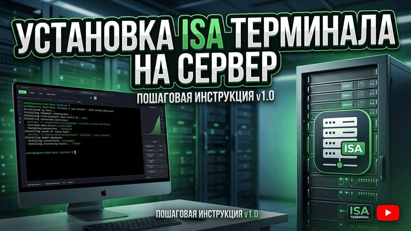 Установка ISA терминала на сервер