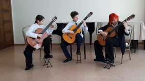 Ансамбль гитаристов ДШИ 3 Томск Е. Поплянова Колыбельная луны