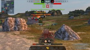 Tanks Blitz # Бои во взводе с Antony 050991