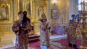 МИТРОПОЛИТ ИГНАТИЙ СОВЕРШИЛ ВСЕНОЩНОЕ БДЕНИЕ В ПОКРОВСКОМ СОБОРЕ (14.03.2026) (1 часть)