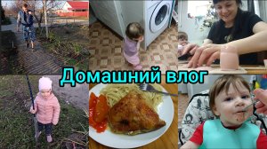 Влог. Вкусно готовим. Убираем участок.