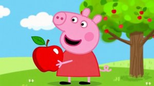Пеппа и яблоко