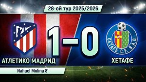 ГОЛЫ АТЛЕТИКО МАДРИД - ХЕТАФЕ // 28-ОЙ ТУР ЛА ЛИГА 25/26