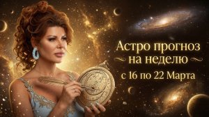 Астро прогноз на неделю с 16 по 22 Марта!