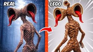ЛЕГО Тревор Хендерсон Гигантская ГОЛОВА СИРЕНЫ из Lego