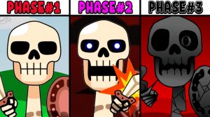 INCREDIBOX SPRUNKI 💀 ВСЕ ФАЗЫ НОВОГО OC ⚔️ СКЕЛЕТ С ЩИТОМ 🛡️ ОТ 1️⃣ ДО 3️⃣ ФАЗЫ 🔥