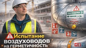 ГЕРМЕТИЧНОСТЬ ВОЗДУХОВОДОВ НАЛАДКА ВЕНТИЛЯЦИИ.