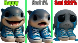 МАЛЫШ ТРАЛАЛЕЛО ТРАЛАЛА: СЧАСТЛИВЫЙ, НОРМАЛЬНЫЙ, ГРУСТНЫЙ, МЕГА-ГРУСТНЫЙ 🥲🥹😭!!! БРЕЙНРОТ! 🐱🙀