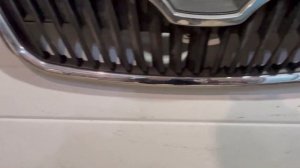 Передняя решетка бампера радиатора Шкода рапид 1 skoda rapid 20338
