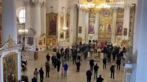 15.03.2026. Ранняя Литургия. Свято-Троицкий Измайловский собор Санкт-Петербурга.